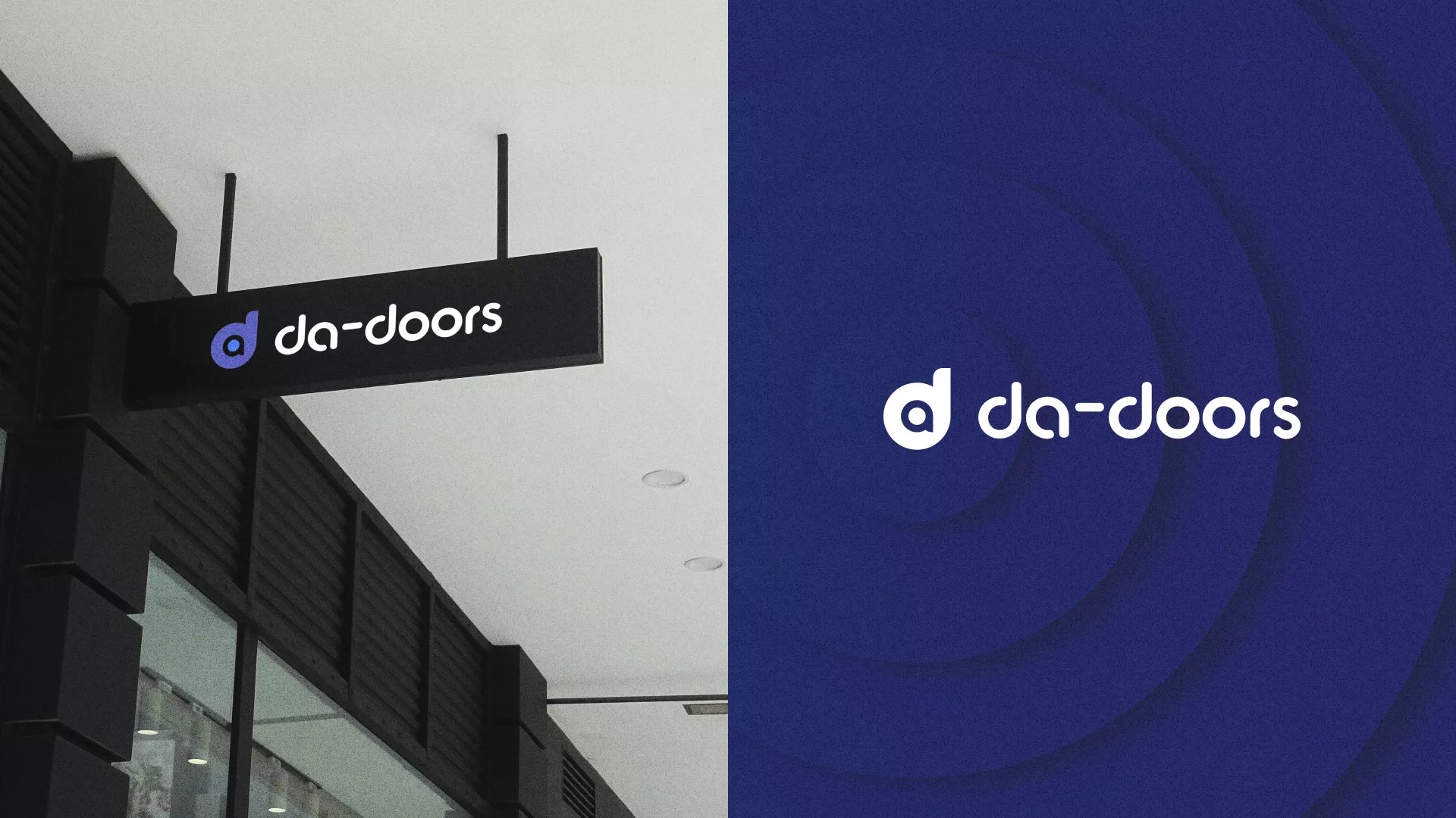 Разработка логотипа компании по продаже дверей в Аксае